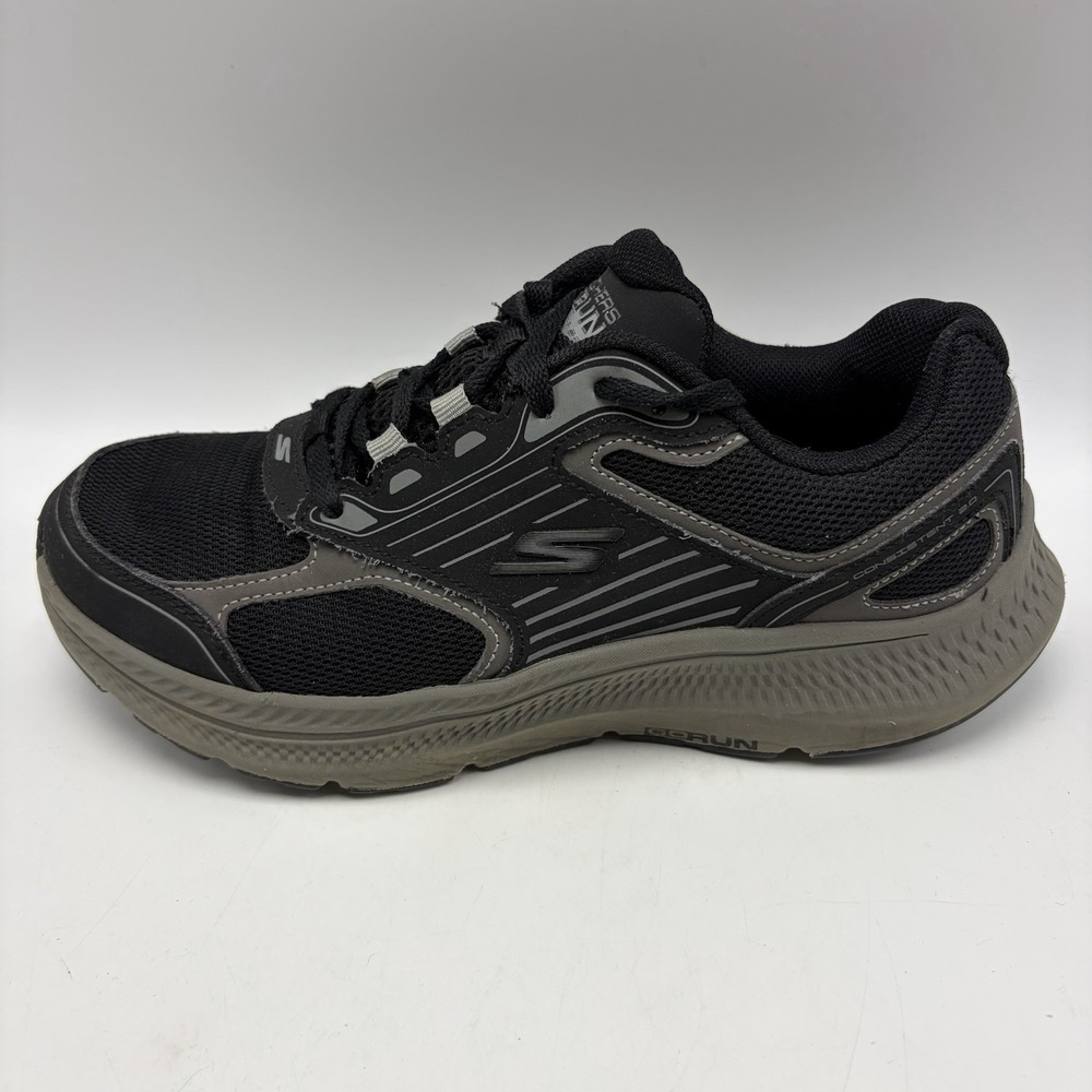 Skechers Go Run Consistent 2.0 Sneakers Mens 8 Black Walking Casual Comfort